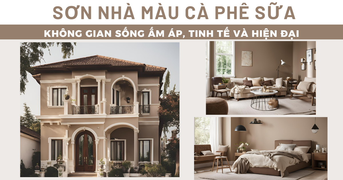 Bang mau ca phe sua phoi voi tong mau trung tinh thanh lich